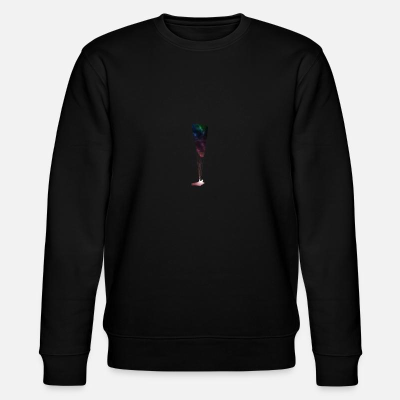 Paragliding paraglider space gift pilot - Stanley/Stella CHANGER Unisex Organic Sweatshirt - black