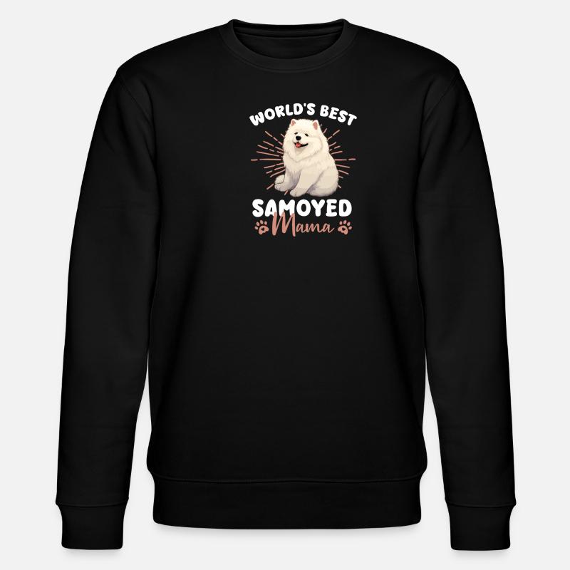 Samoyède Groovy Maman Samoyède - Sweat bio CHANGER Stanley/Stella Unisexe - noir