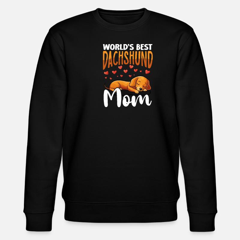 Teckel Chien Teckel maman - Sweat bio CHANGER Stanley/Stella Unisexe - noir