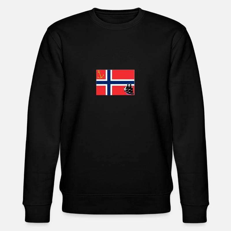Drapeau marin Norvège - Sweat bio CHANGER Stanley/Stella Unisexe - noir