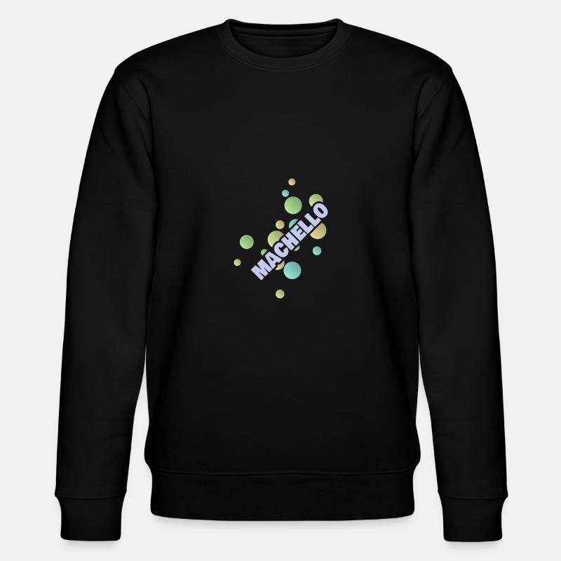 Uni Machello - Stanley/Stella Unisex Bio-Sweatshirt CHANGER  - Schwarz