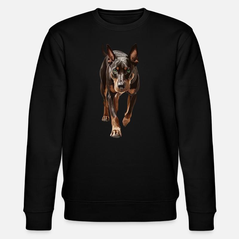 Dobermann - Stanley/Stella Unisex Bio-Sweatshirt CHANGER  - Schwarz