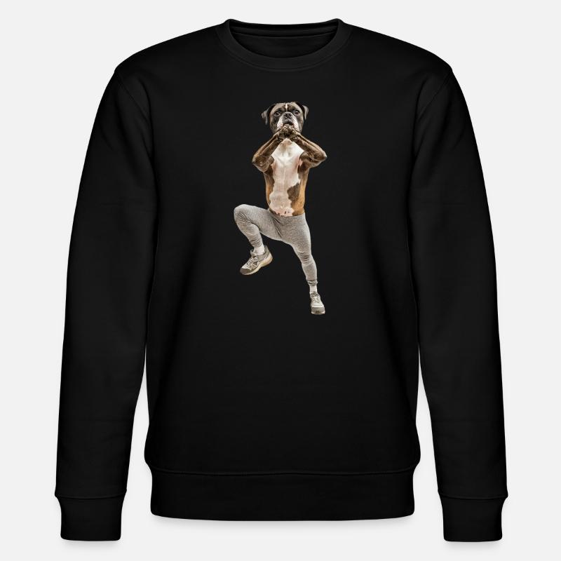 Boxer - Stanley/Stella Unisex Bio-Sweatshirt CHANGER  - Schwarz