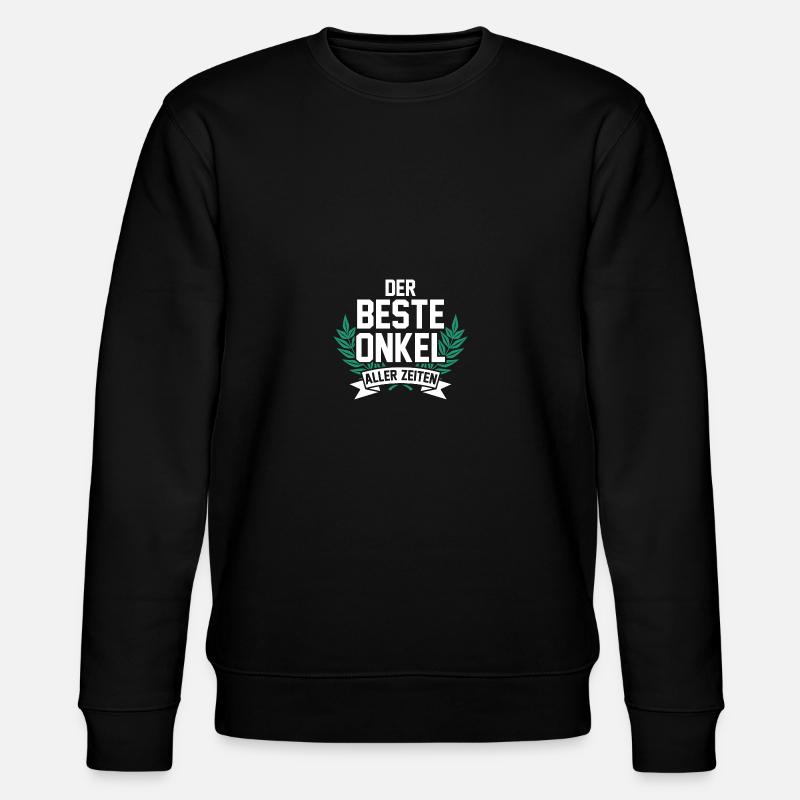 Bester Onkel - Stanley/Stella Unisex Bio-Sweatshirt CHANGER  - Schwarz