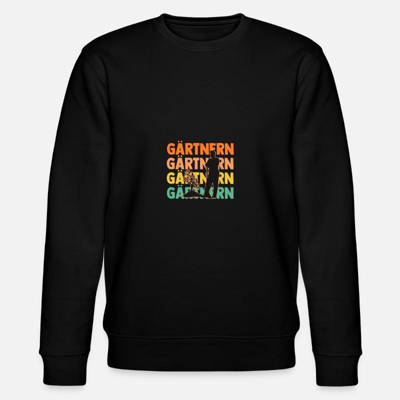 Gartenarbeit Hobbygärtner Garten Gärtner - Stanley/Stella Unisex Bio-Sweatshirt CHANGER  - Schwarz