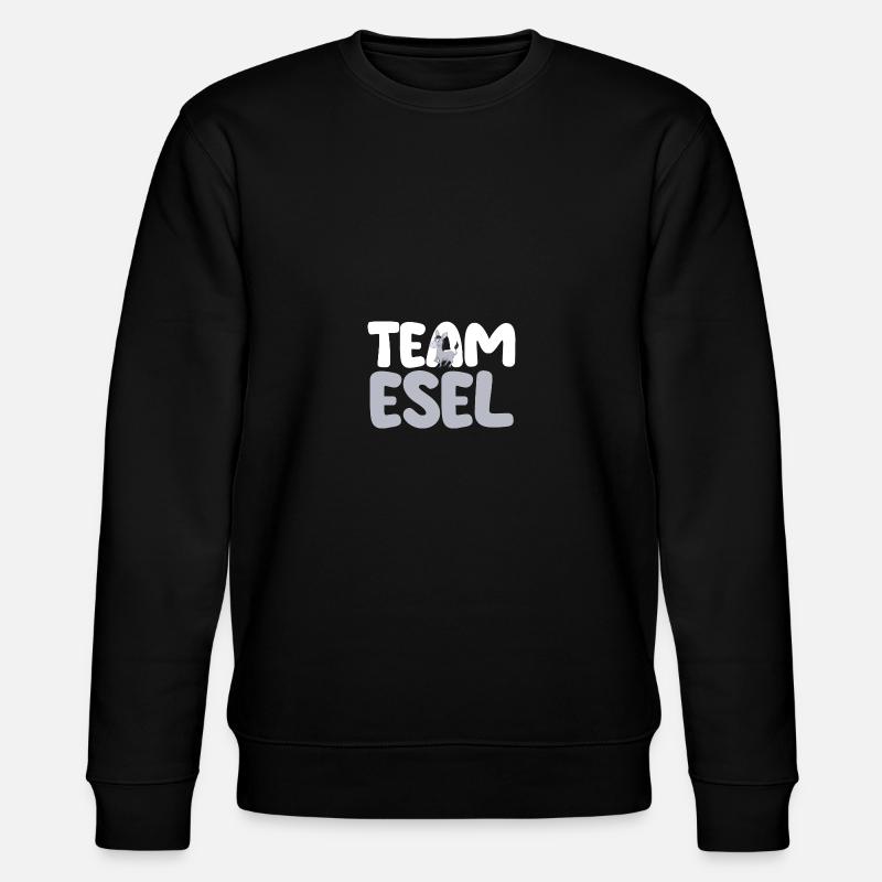 Esel - Stanley/Stella Unisex Bio-Sweatshirt CHANGER - Schwarz