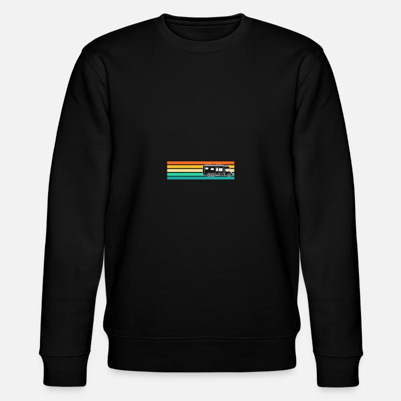 Motorhome Caravan Camper Camping - Stanley/Stella CHANGER Unisex Organic Sweatshirt - black