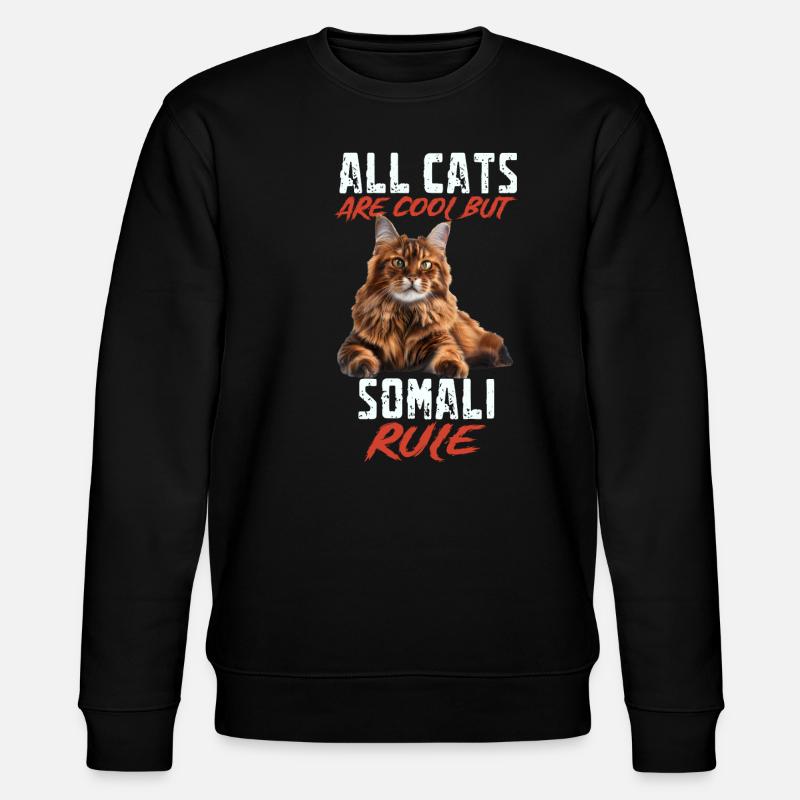 Somali - Stanley/Stella Unisex Bio-Sweatshirt CHANGER  - Schwarz