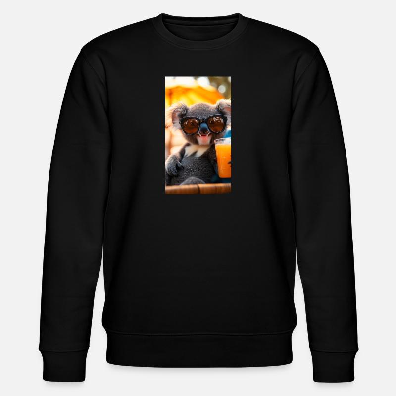 Koala Chillax - Sweat bio CHANGER Stanley/Stella Unisexe - noir