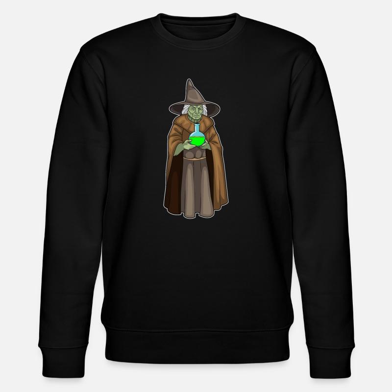 Witch Halloween Magic Potion - Stanley/Stella CHANGER Unisex Organic Sweatshirt - black