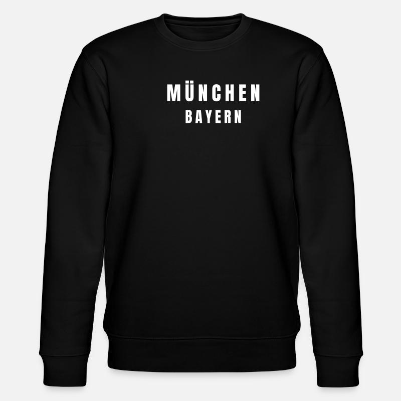 Munich Bavière - Sweat bio CHANGER Stanley/Stella Unisexe - noir