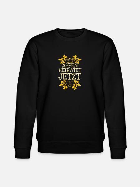 Gift for Aspen - Stanley/Stella CHANGER Unisex Organic Sweatshirt - black