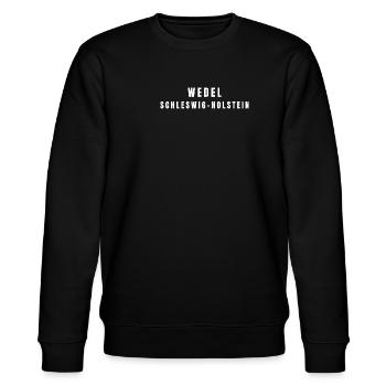 Wedel Schleswig-Holstein - Stanley/Stella Unisex Bio-Sweatshirt CHANGER  - Schwarz - Vorne - Nik (191cm) & Marisol (170cm)