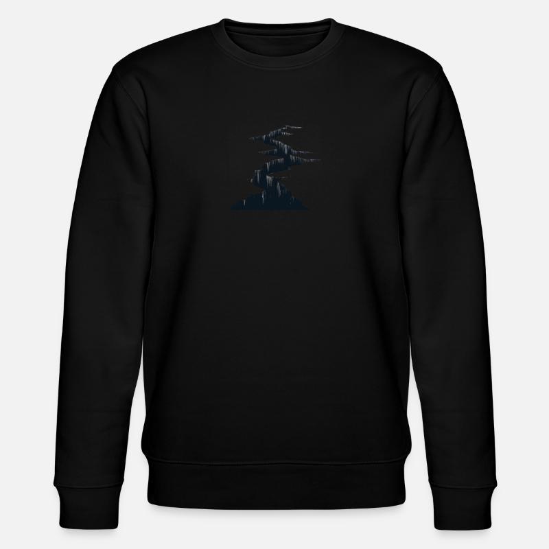 Fissure dans le sol - Sweat bio CHANGER Stanley/Stella Unisexe - noir