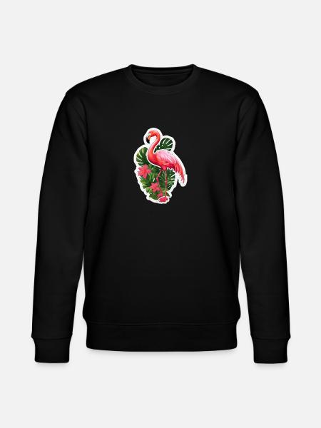 Flamingo - Stanley/Stella CHANGER Unisex Organic Sweatshirt - black