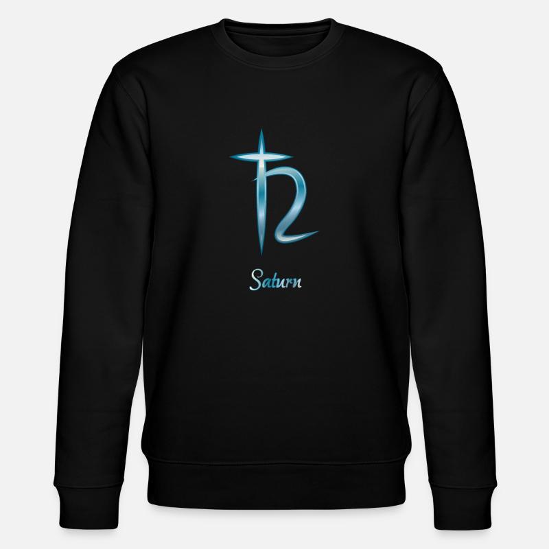 saturn - Stanley/Stella Unisex Bio-Sweatshirt CHANGER  - Schwarz