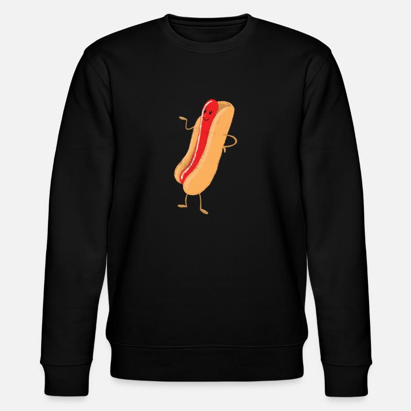 mignon hot-dog humain - Sweat bio CHANGER Stanley/Stella Unisexe - noir
