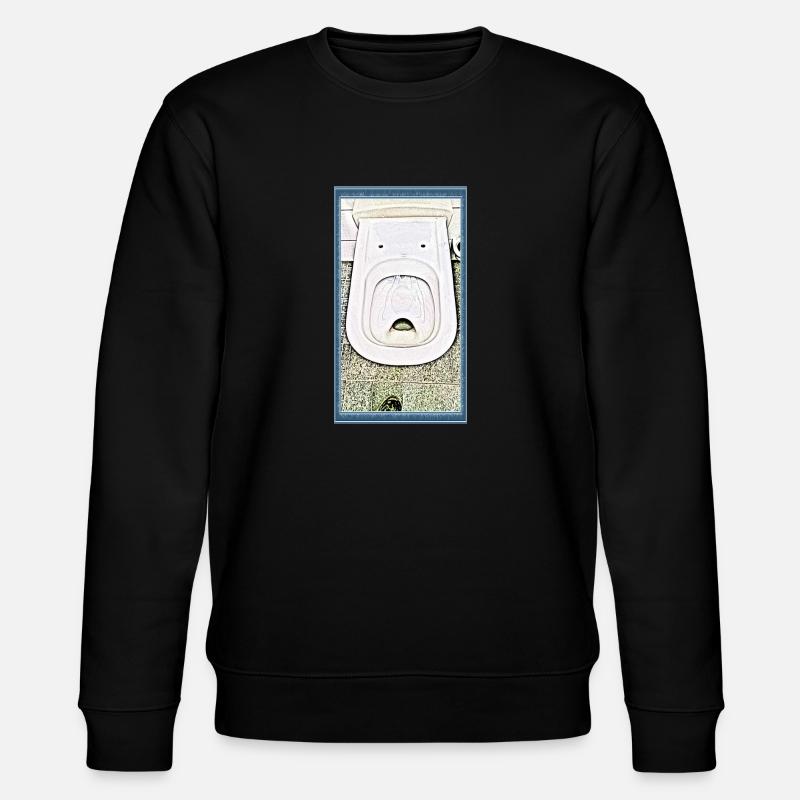 Stilles Örtchen - Stanley/Stella Unisex Bio-Sweatshirt CHANGER  - Schwarz