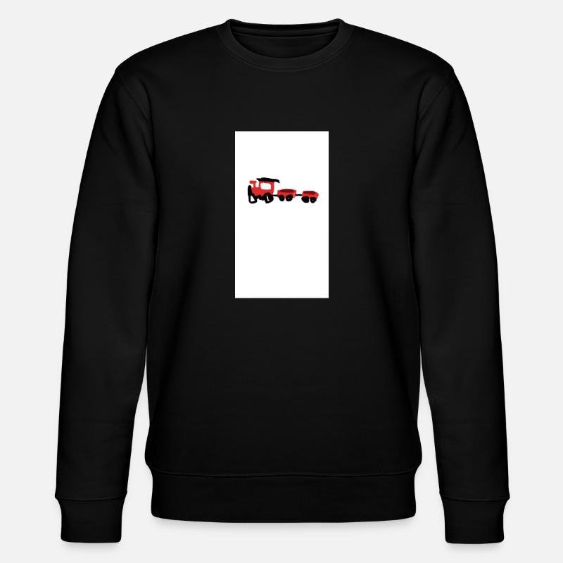 Eisenbahn - Stanley/Stella Unisex Bio-Sweatshirt CHANGER  - Schwarz