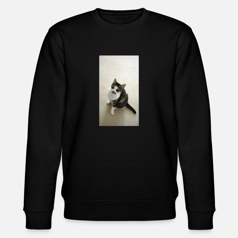 Hübsches Kätzchen - Stanley/Stella Unisex Bio-Sweatshirt CHANGER  - Schwarz