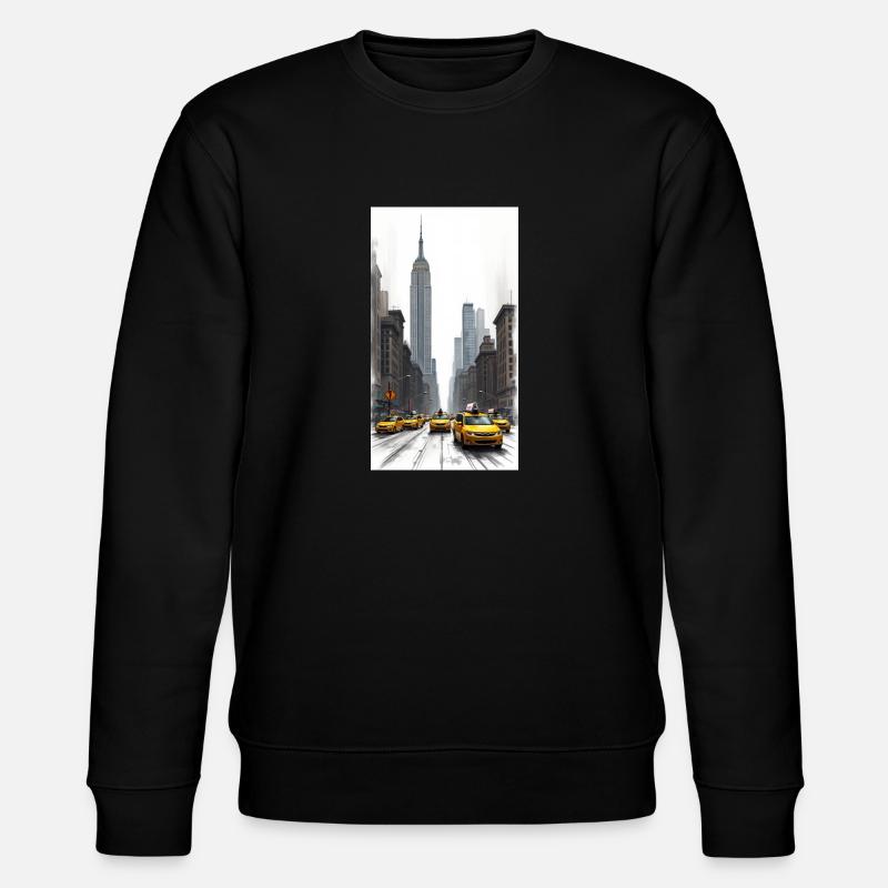 New York - Stanley/Stella Unisex Bio-Sweatshirt CHANGER  - Schwarz