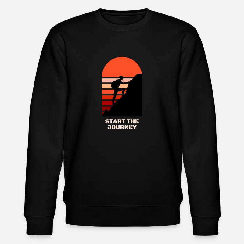 Start the journey - Sweat bio CHANGER Stanley/Stella Unisexe - noir