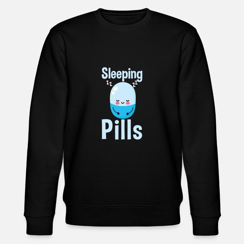 Sleeping Pills Student - Stanley/Stella CHANGER Unisex Organic Sweatshirt - black