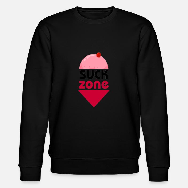 SUCK ZONE - Stanley/Stella CHANGER Unisex Organic Sweatshirt - black