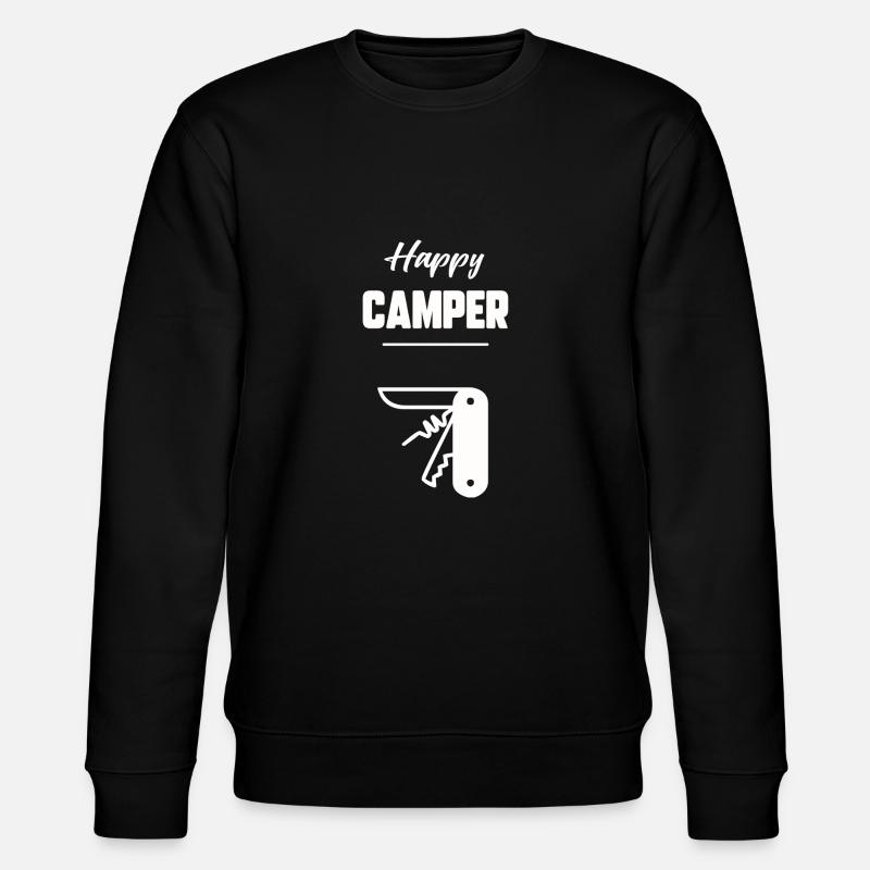 Happy camper - Sweat bio CHANGER Stanley/Stella Unisexe - noir