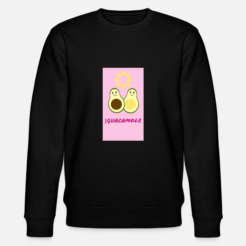 Heilige Guacamoly - Stanley/Stella Unisex Bio-Sweatshirt CHANGER  - Schwarz