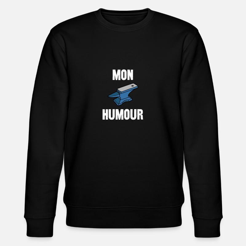 mon humour - Sweat bio CHANGER Stanley/Stella Unisexe - noir