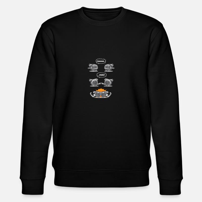 Turbo Fusion - Stanley/Stella Unisex Bio-Sweatshirt CHANGER  - Schwarz