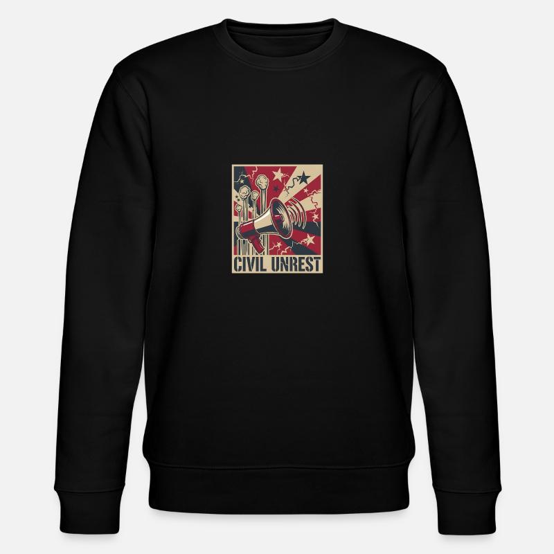 Affiche de la propagande - Sweat bio CHANGER Stanley/Stella Unisexe - noir