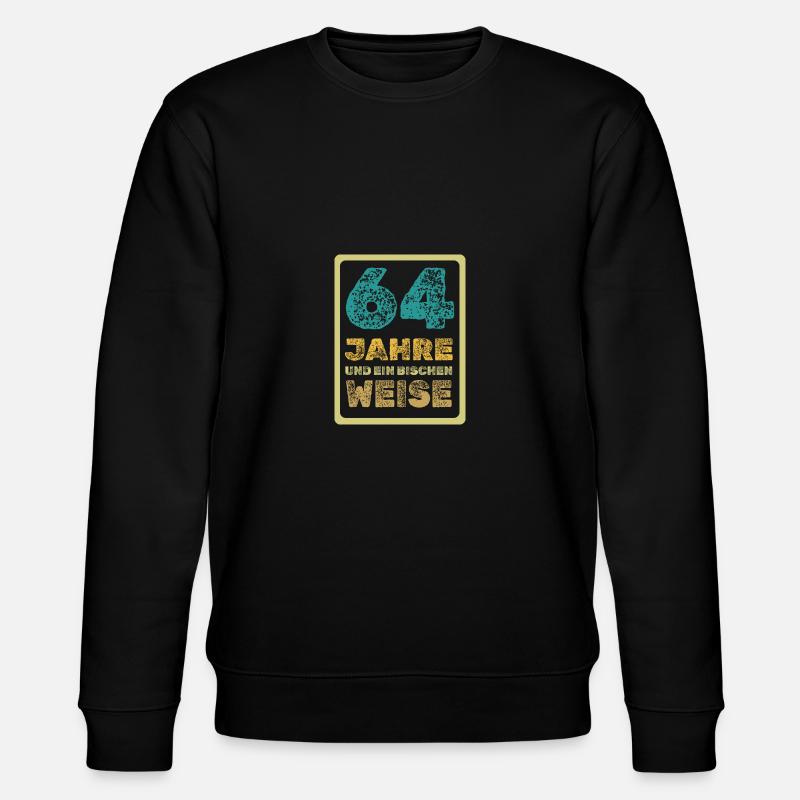 64 - Stanley/Stella Unisex Bio-Sweatshirt CHANGER  - Schwarz