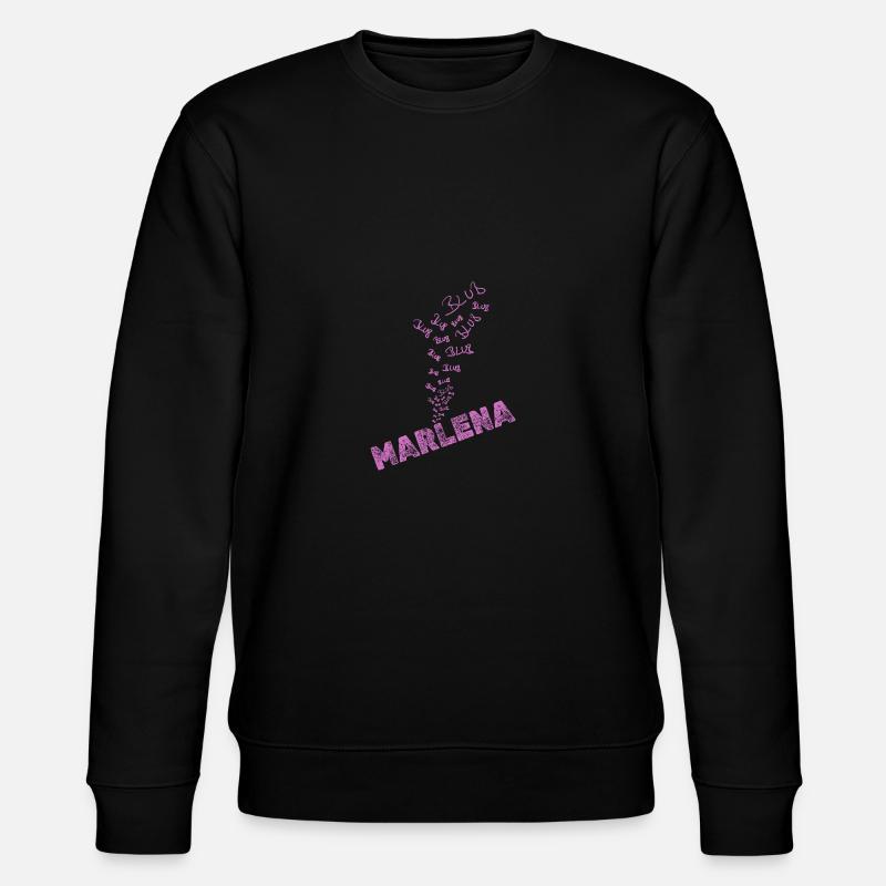 Marlena als Wasser - Stanley/Stella Unisex Bio-Sweatshirt CHANGER  - Schwarz