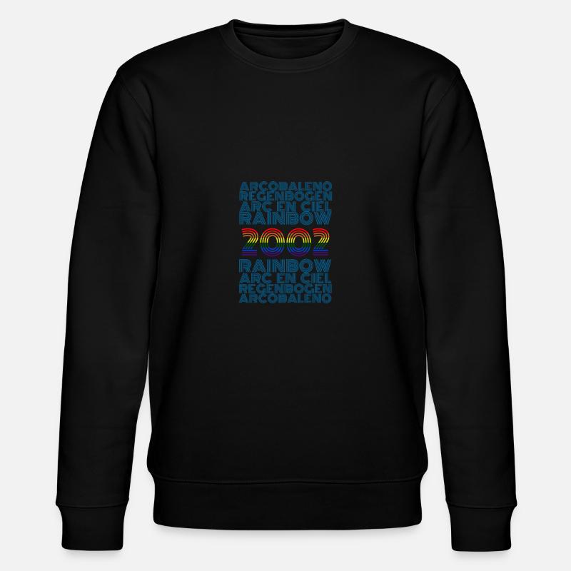 Rainbow 2002 - Stanley/Stella CHANGER Unisex Organic Sweatshirt - black