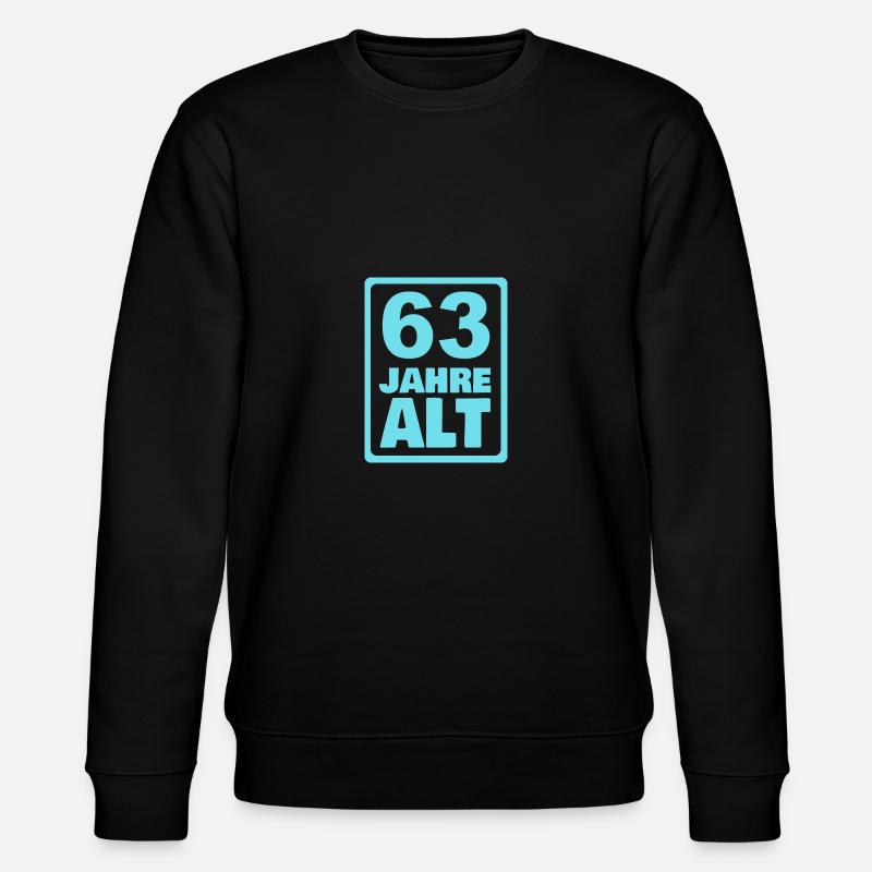 63 - Stanley/Stella Unisex Bio-Sweatshirt CHANGER  - Schwarz