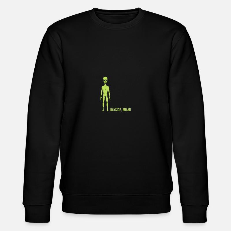 Bayside Miami Shadow Alien - Stanley/Stella Unisex Bio-Sweatshirt CHANGER  - Schwarz