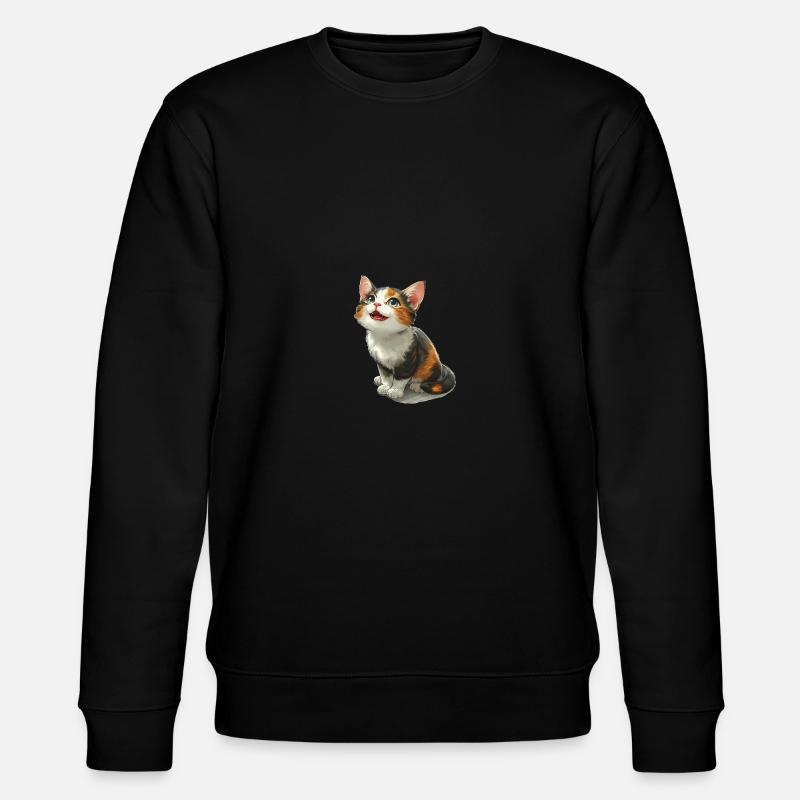 Chaton mignon - Sweat bio CHANGER Stanley/Stella Unisexe - noir