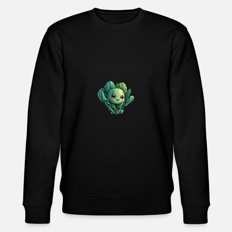 Kohl fröhlicher Comic Stil - Stanley/Stella Unisex Bio-Sweatshirt CHANGER  - Schwarz