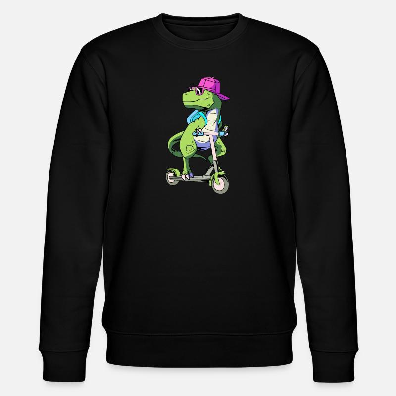 Scooter Roller - Stanley/Stella Unisex Bio-Sweatshirt CHANGER  - Schwarz
