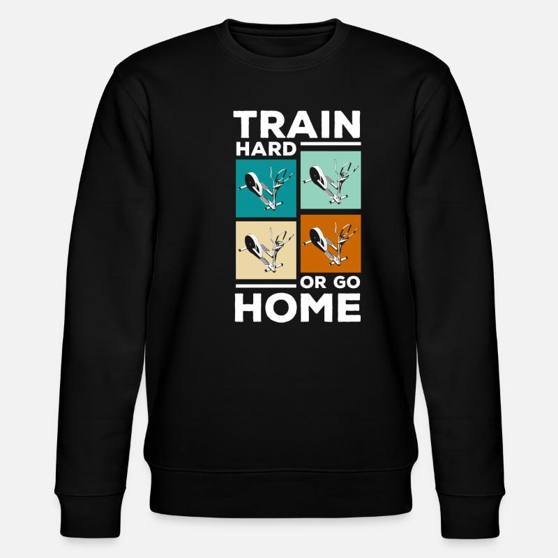 Elliptical trainer gym - Stanley/Stella CHANGER Unisex Organic Sweatshirt - black