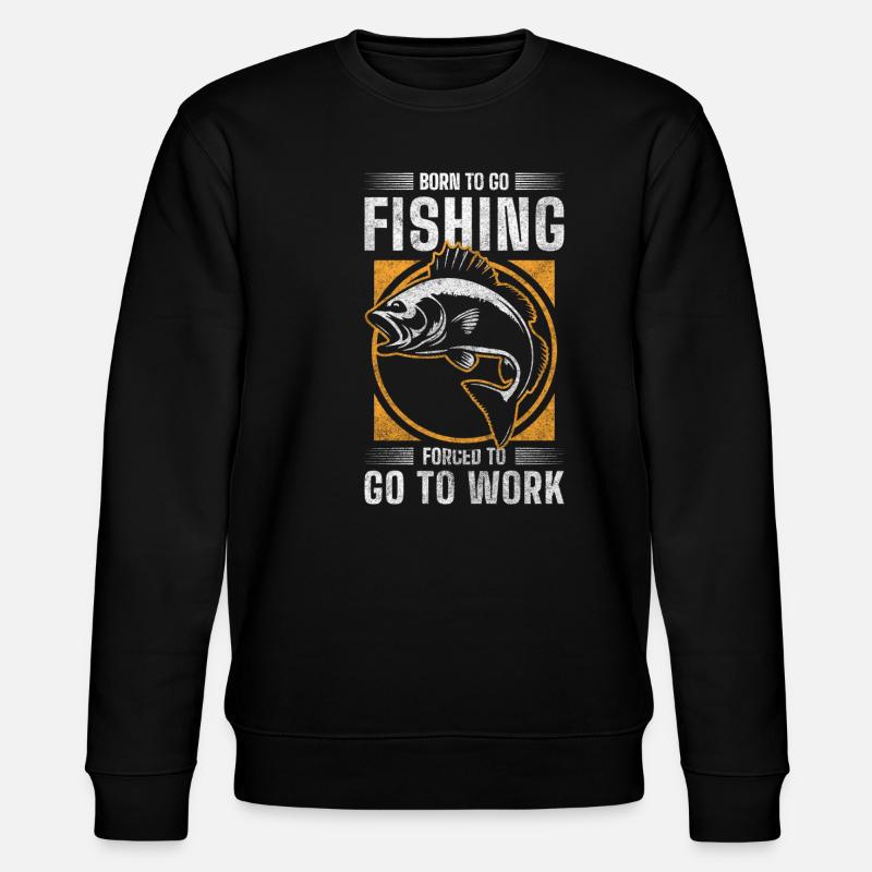 Fischen See Trip Turnier - Stanley/Stella Unisex Bio-Sweatshirt CHANGER  - Schwarz