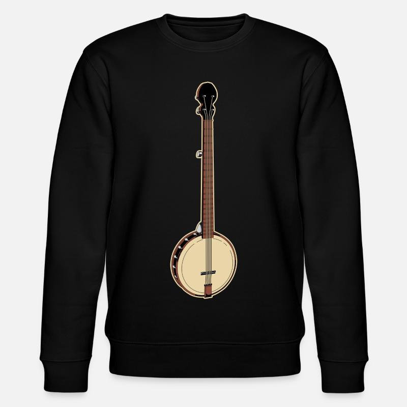 Banjo Bluegrass - Stanley/Stella Unisex Bio-Sweatshirt CHANGER  - Schwarz