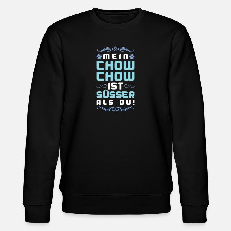 Chow Chow Dog Dicton - Sweat bio CHANGER Stanley/Stella Unisexe - noir
