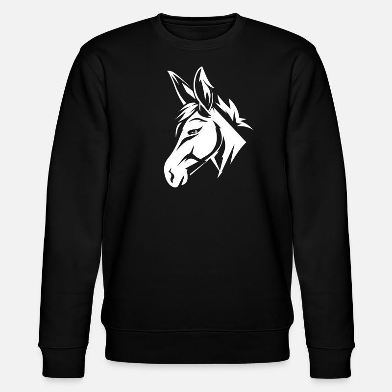 Âne - Sweat bio CHANGER Stanley/Stella Unisexe - noir
