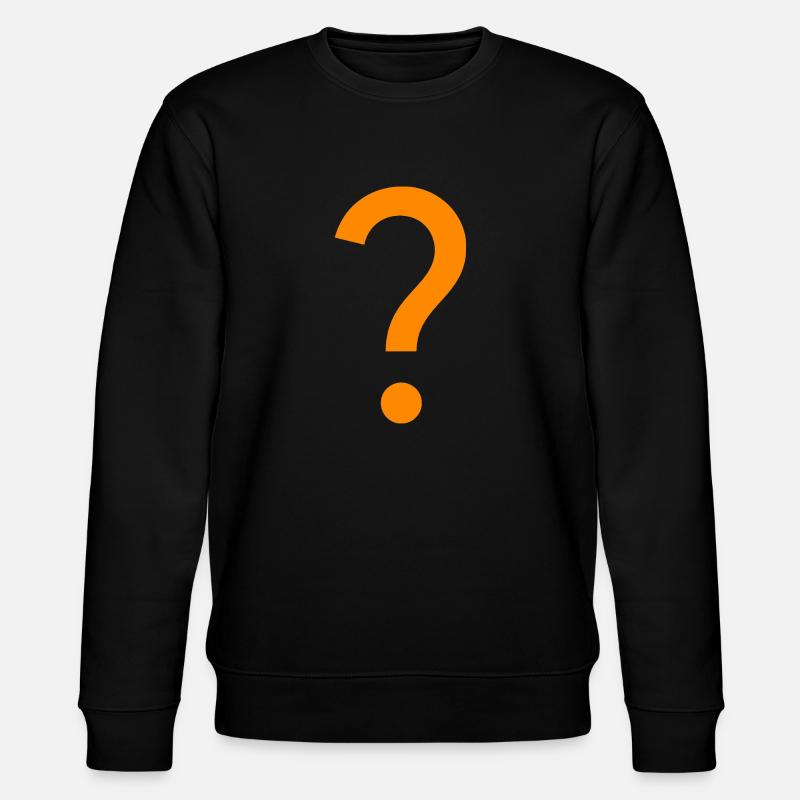 Fragezeichen - Stanley/Stella Unisex Bio-Sweatshirt CHANGER  - Schwarz