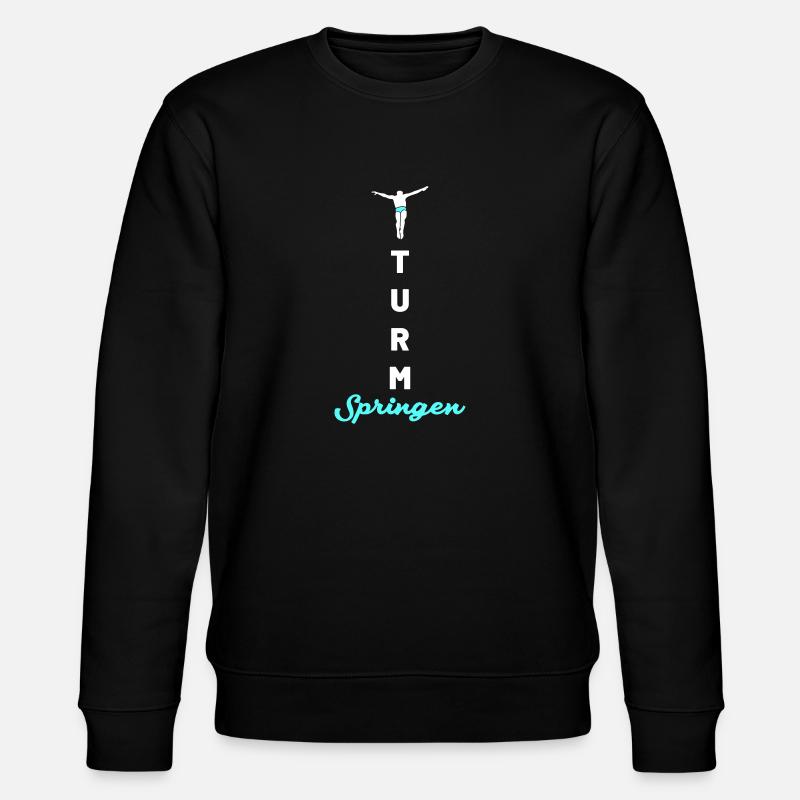turmspringen turm - Stanley/Stella Unisex Bio-Sweatshirt CHANGER  - Schwarz