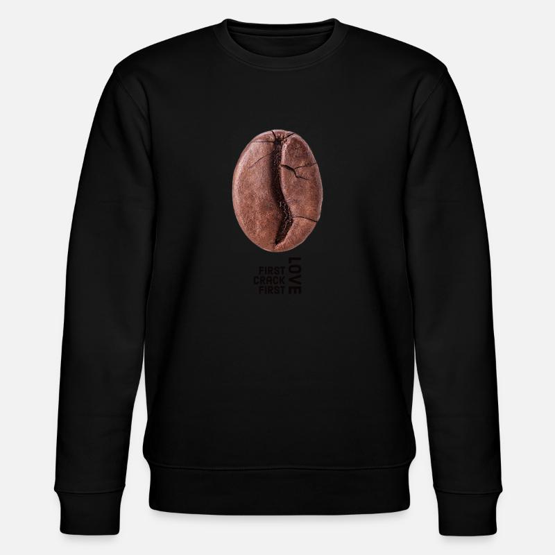 First crack first love - Stanley/Stella Unisex Bio-Sweatshirt CHANGER  - Schwarz