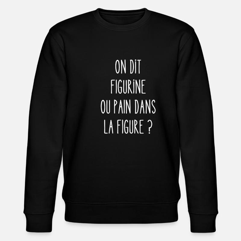 on dit figurine - Sweat bio CHANGER Stanley/Stella Unisexe - noir